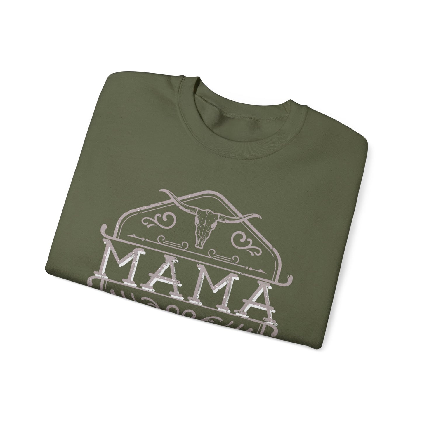 Mama Crewneck Sweatshirt - Cozy & Stylish Mom Gift, Casual Wear for Moms, Perfect for Mother's Day, Birthday, Everyday
