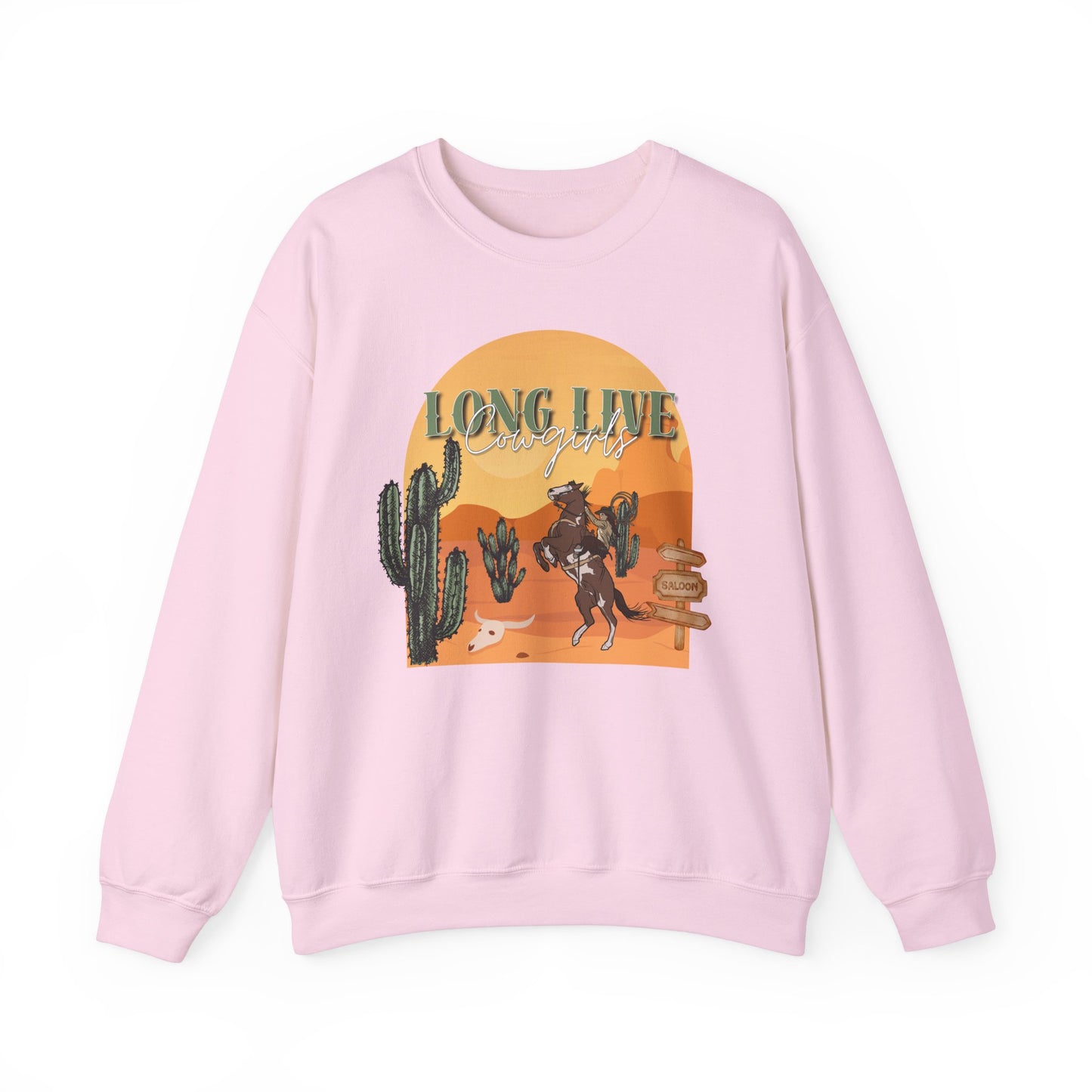 Long Live Cowgirls Unisex Crewneck Sweatshirt