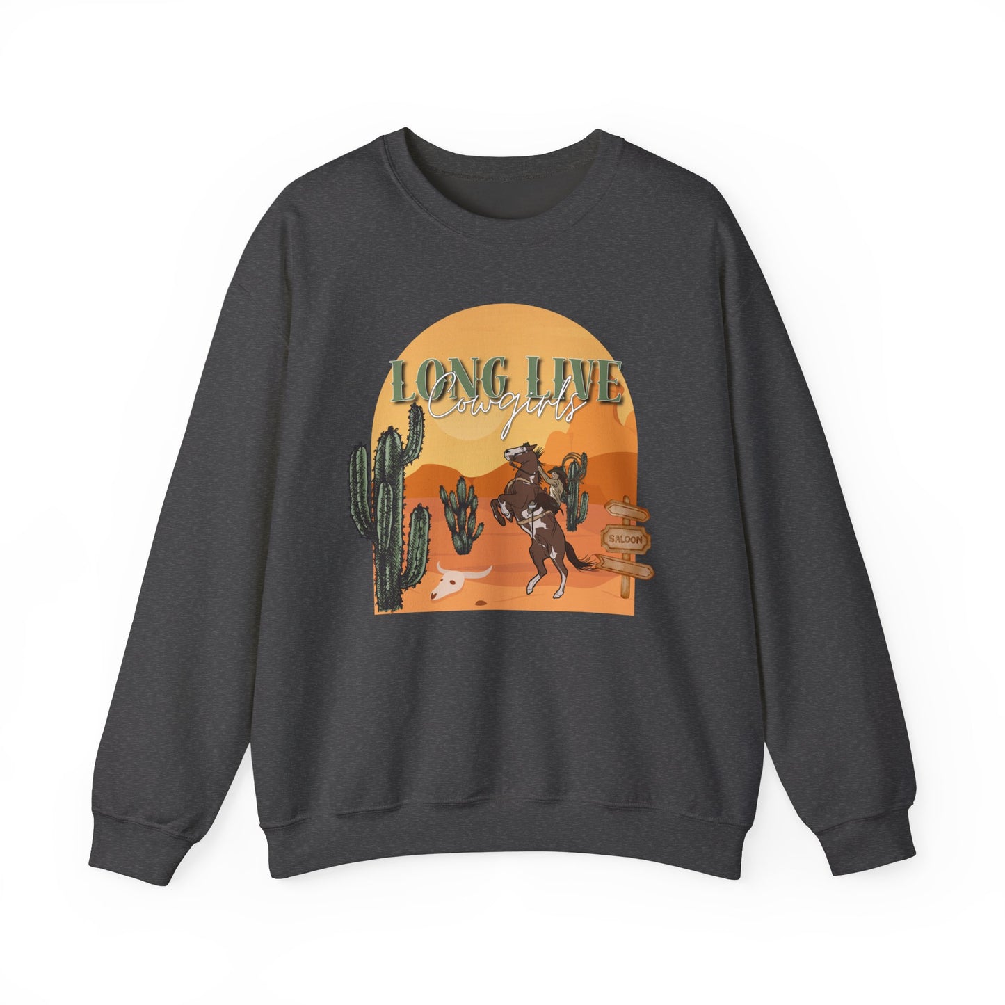 Long Live Cowgirls Unisex Crewneck Sweatshirt