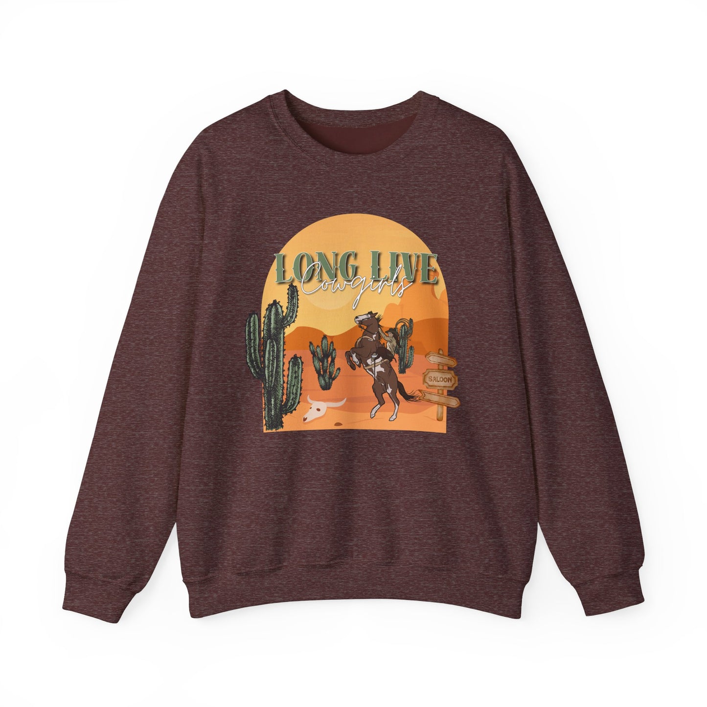 Long Live Cowgirls Unisex Crewneck Sweatshirt