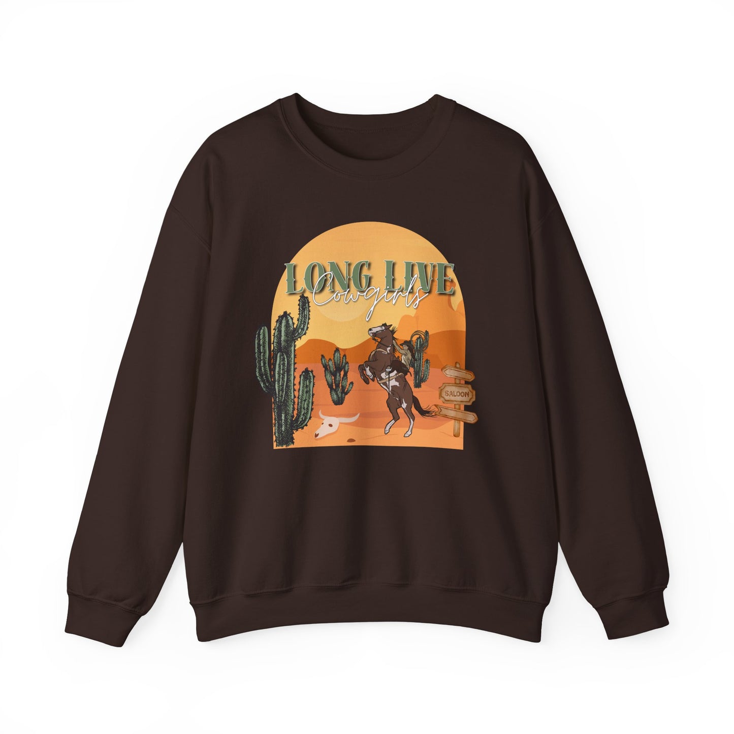 Long Live Cowgirls Unisex Crewneck Sweatshirt