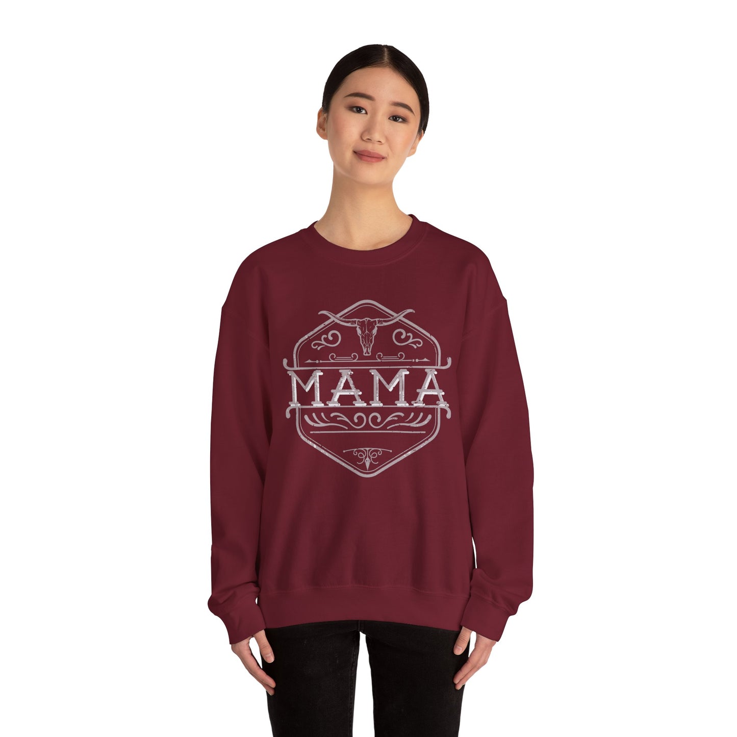Mama Crewneck Sweatshirt - Cozy & Stylish Mom Gift, Casual Wear for Moms, Perfect for Mother's Day, Birthday, Everyday