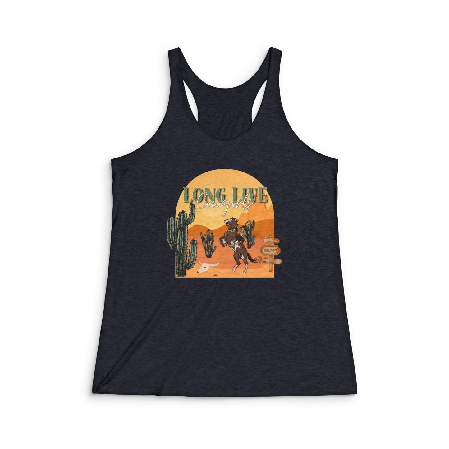Long Live Cowgirls Racerback Women's Tank Top