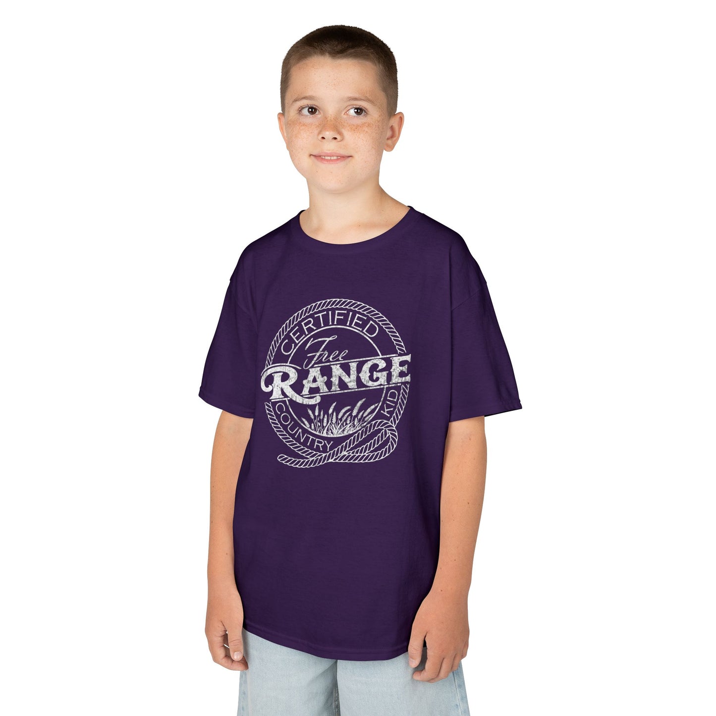 Certified Free Range Kids Tee, Fun Graphic Shirt for Kids, Farm Theme Tee, Perfect for Outdoor Play, Kids Gift