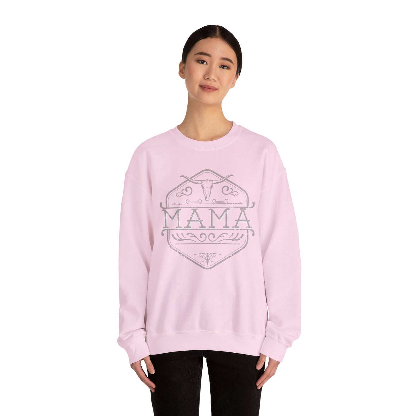 Mama Crewneck Sweatshirt - Cozy & Stylish Mom Gift, Casual Wear for Moms, Perfect for Mother's Day, Birthday, Everyday