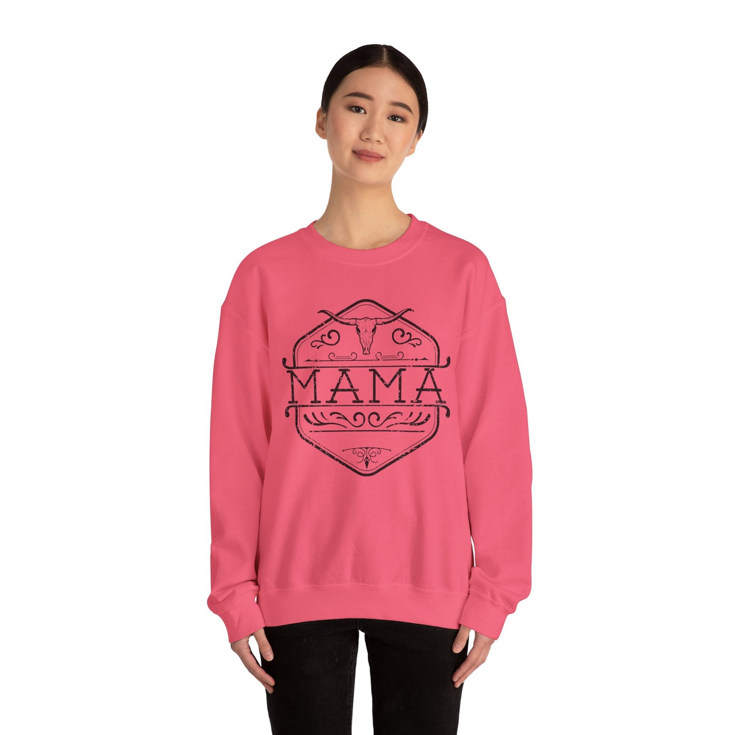 Mama Crewneck Sweatshirt - Cozy & Stylish Mom Gift, Casual Wear for Moms, Perfect for Mother's Day, Birthday, Everyday