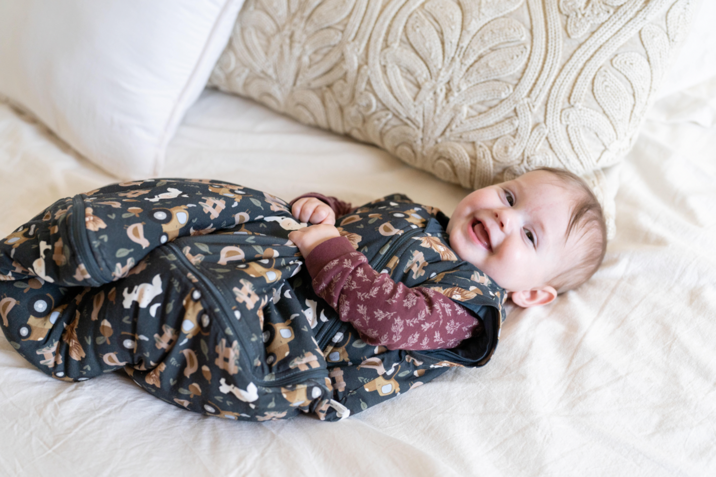 Infant "Herd That" Breathable & Buttery Smooth Sleep Sacks - 1.5 TOG