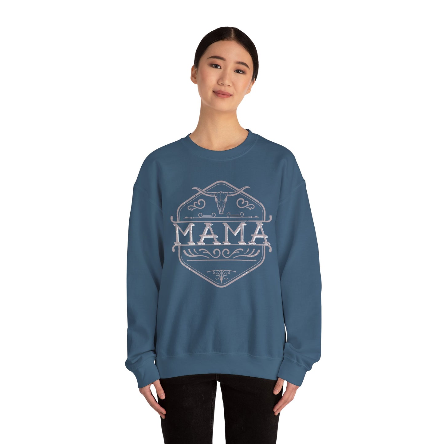 Mama Crewneck Sweatshirt - Cozy & Stylish Mom Gift, Casual Wear for Moms, Perfect for Mother's Day, Birthday, Everyday