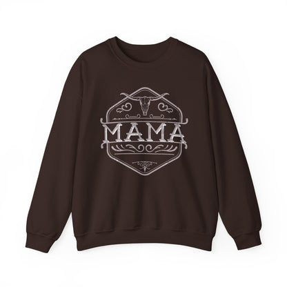 Mama Crewneck Sweatshirt - Cozy & Stylish Mom Gift, Casual Wear for Moms, Perfect for Mother's Day, Birthday, Everyday