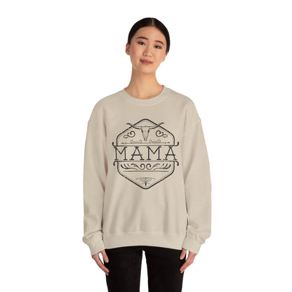 Mama Crewneck Sweatshirt - Cozy & Stylish Mom Gift, Casual Wear for Moms, Perfect for Mother's Day, Birthday, Everyday
