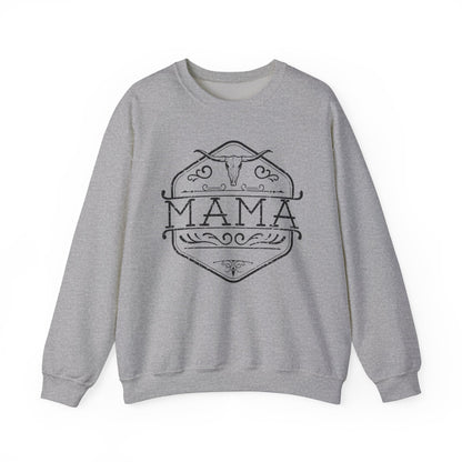 Mama Crewneck Sweatshirt - Cozy & Stylish Mom Gift, Casual Wear for Moms, Perfect for Mother's Day, Birthday, Everyday
