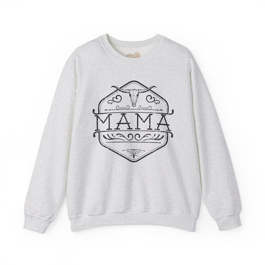 Mama Crewneck Sweatshirt - Cozy & Stylish Mom Gift, Casual Wear for Moms, Perfect for Mother's Day, Birthday, Everyday