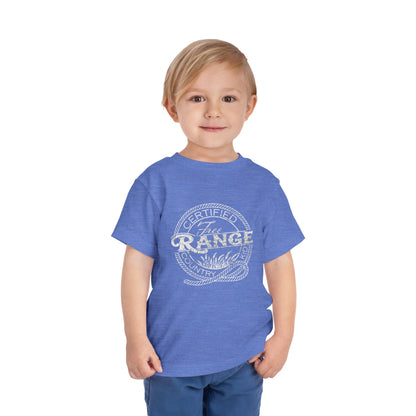 Free Range Toddler Tee, Cute Kids Shirt, Farm Animal Graphic Tee, Playwear, Gift for Baby Shower, Toddler Fashion