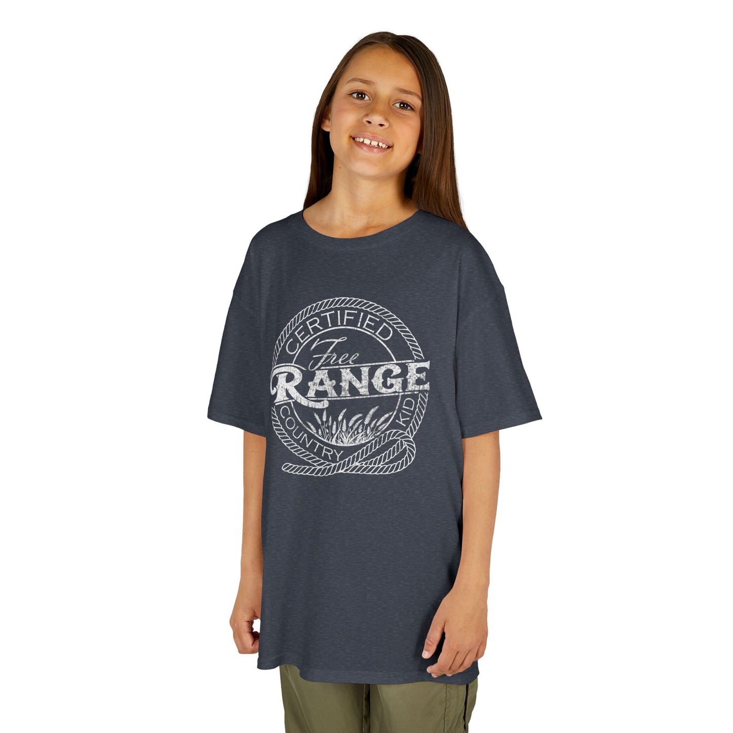 Certified Free Range Kids Tee, Fun Graphic Shirt for Kids, Farm Theme Tee, Perfect for Outdoor Play, Kids Gift