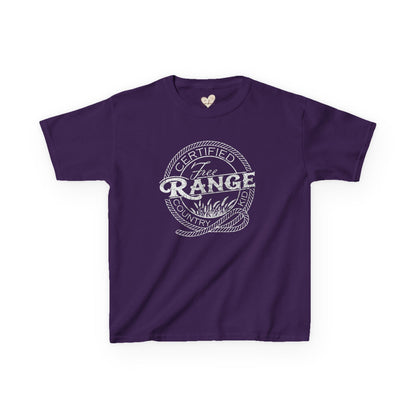 Certified Free Range Kids Tee, Fun Graphic Shirt for Kids, Farm Theme Tee, Perfect for Outdoor Play, Kids Gift