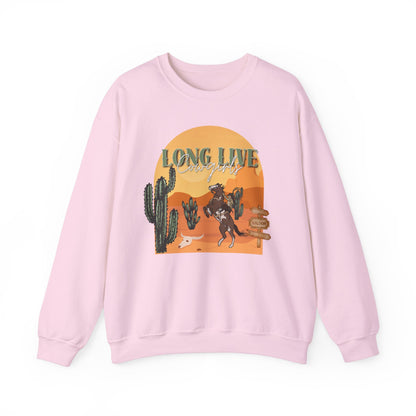 Long Live Cowgirls Unisex Crewneck Sweatshirt