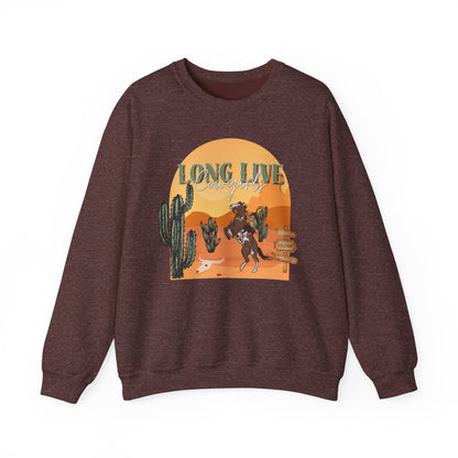 Long Live Cowgirls Unisex Crewneck Sweatshirt