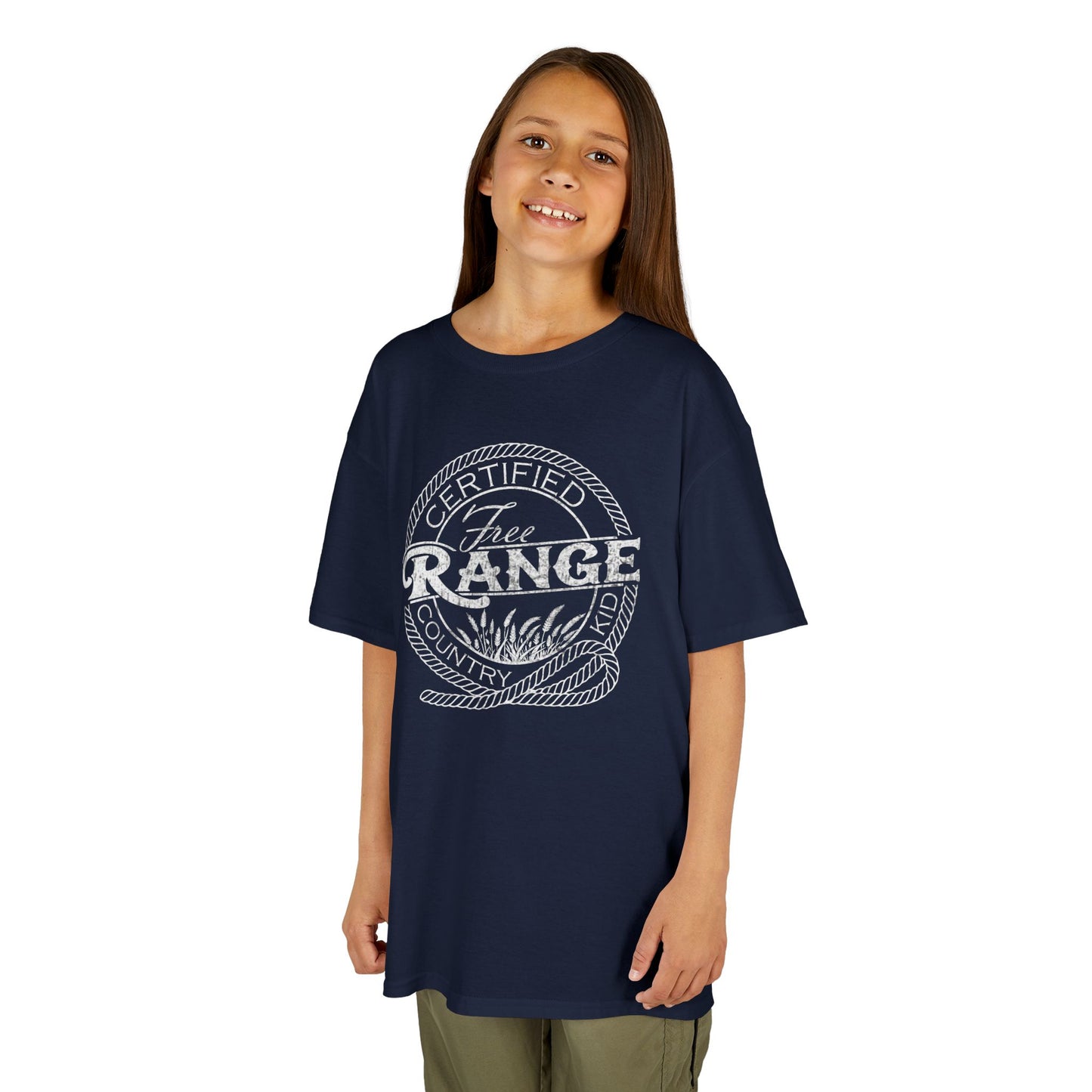 Certified Free Range Kids Tee, Fun Graphic Shirt for Kids, Farm Theme Tee, Perfect for Outdoor Play, Kids Gift