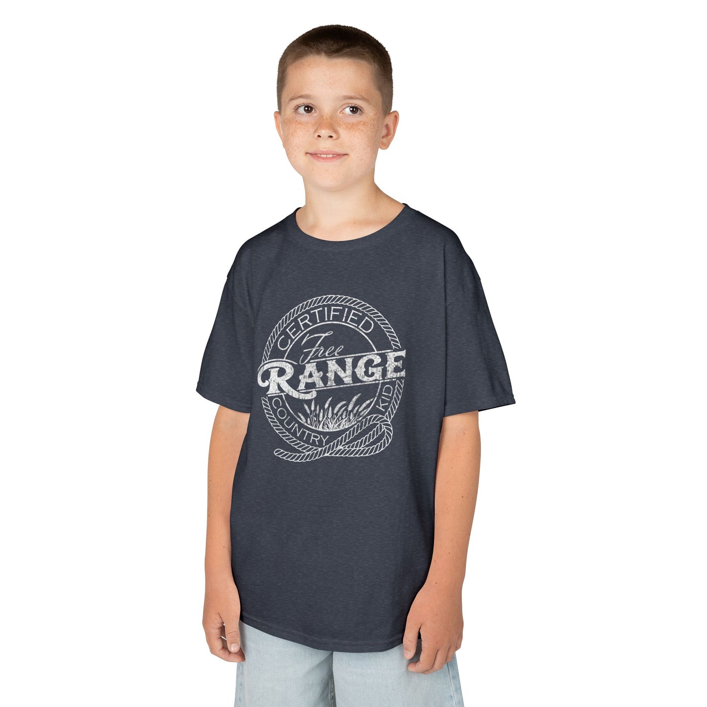 Certified Free Range Kids Tee, Fun Graphic Shirt for Kids, Farm Theme Tee, Perfect for Outdoor Play, Kids Gift