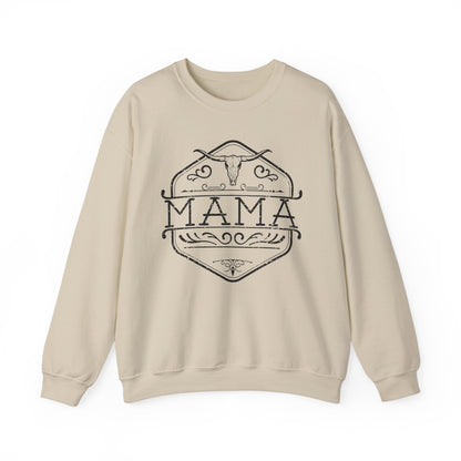 Mama Crewneck Sweatshirt - Cozy & Stylish Mom Gift, Casual Wear for Moms, Perfect for Mother's Day, Birthday, Everyday