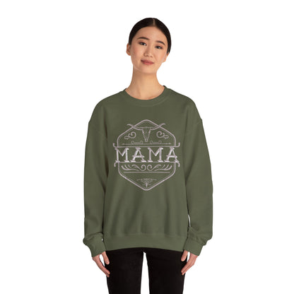 Mama Crewneck Sweatshirt - Cozy & Stylish Mom Gift, Casual Wear for Moms, Perfect for Mother's Day, Birthday, Everyday