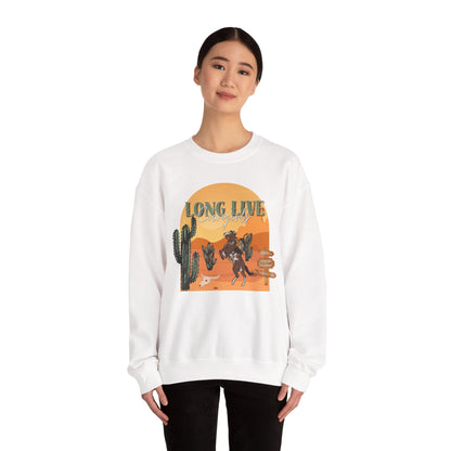 Long Live Cowgirls Unisex Crewneck Sweatshirt