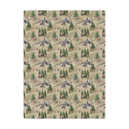 Personalized Name Blanket – Cozy Custom Blanket for Everyone (Farm, Safari, Floral + More Themes)