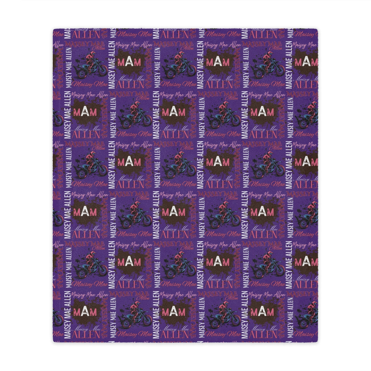 Personalized Name Blanket – Cozy Custom Blanket for Everyone (Farm, Safari, Floral + More Themes)