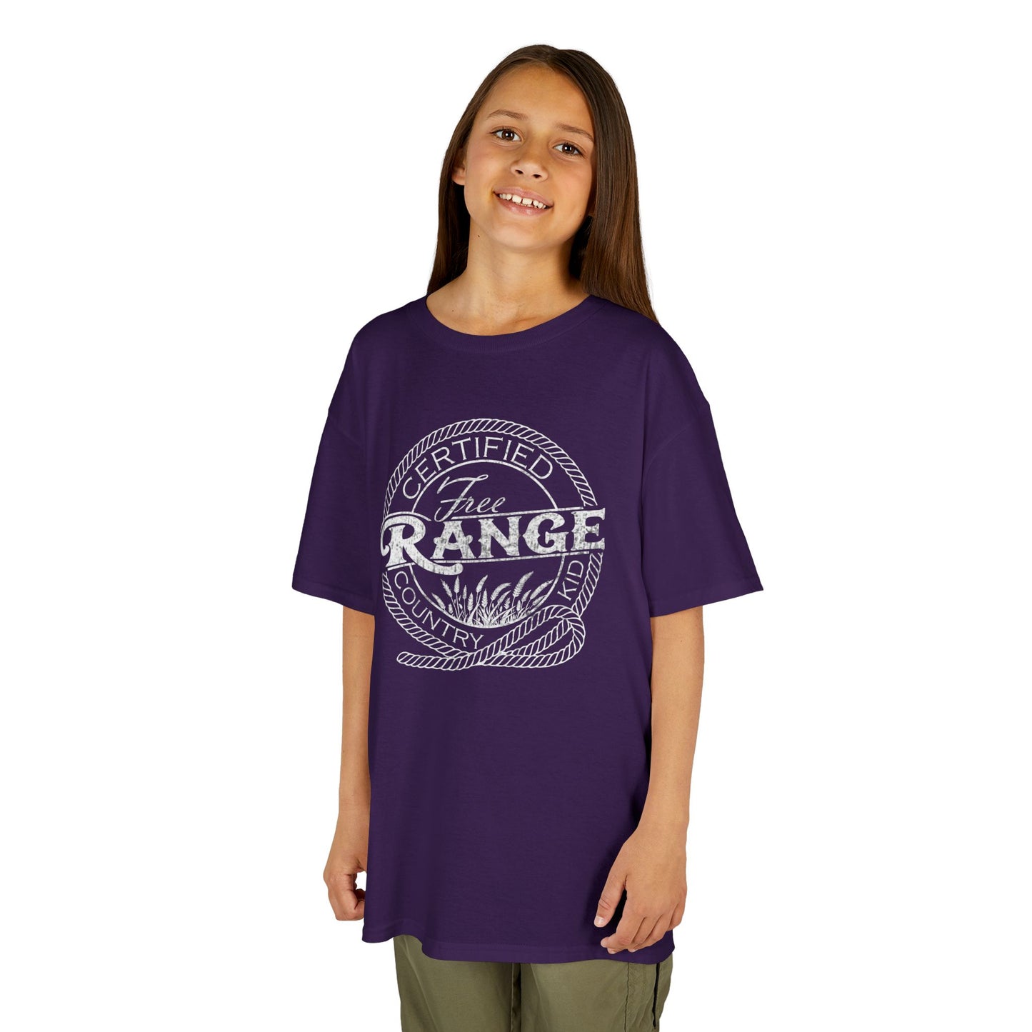 Certified Free Range Kids Tee, Fun Graphic Shirt for Kids, Farm Theme Tee, Perfect for Outdoor Play, Kids Gift