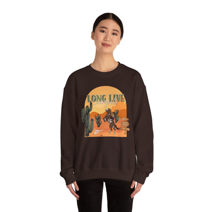 Long Live Cowgirls Unisex Crewneck Sweatshirt