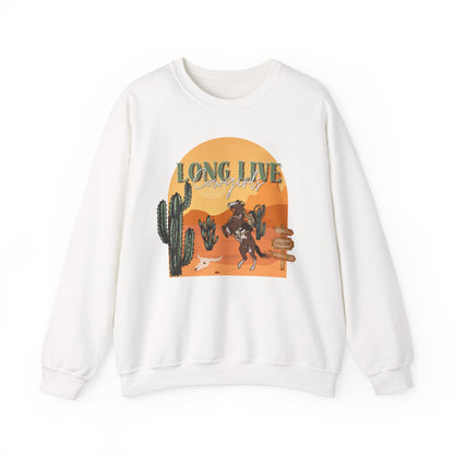 Long Live Cowgirls Unisex Crewneck Sweatshirt