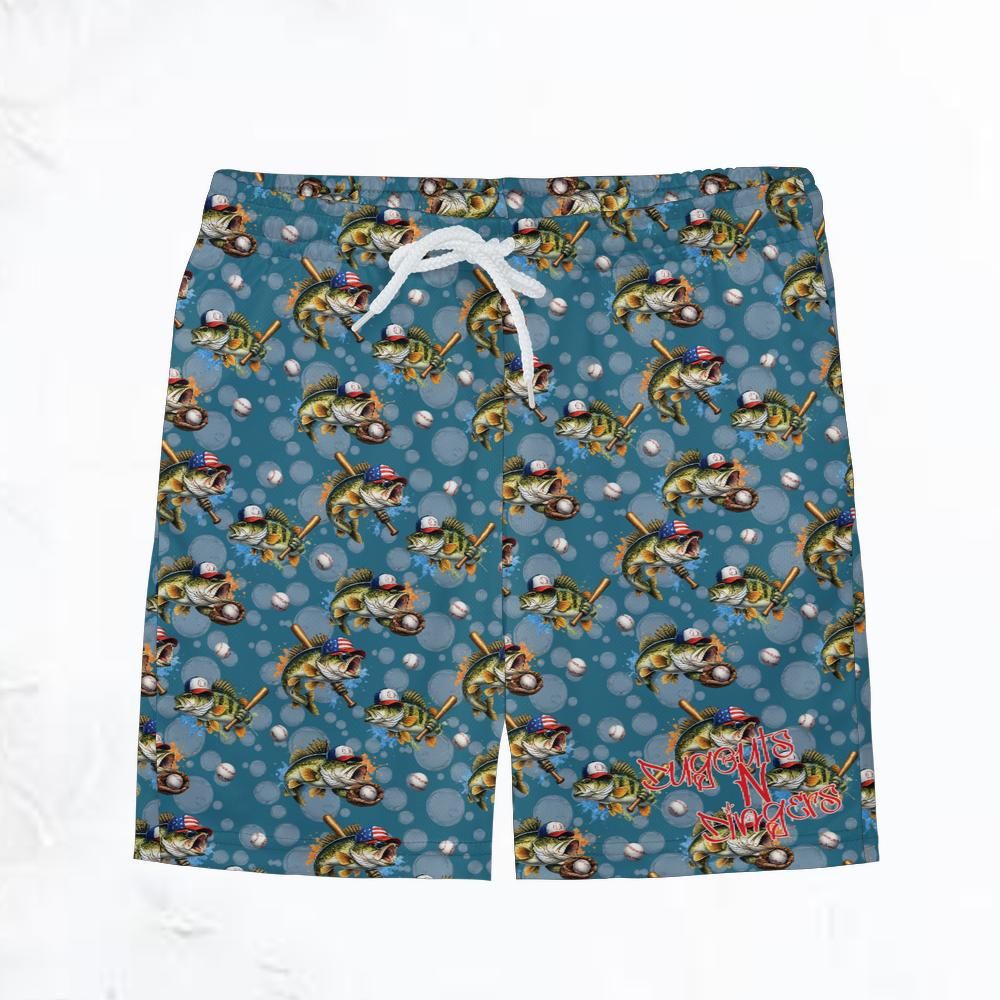 Dugouts N Dingers - The Big Catch - Youth Mesh Shorts