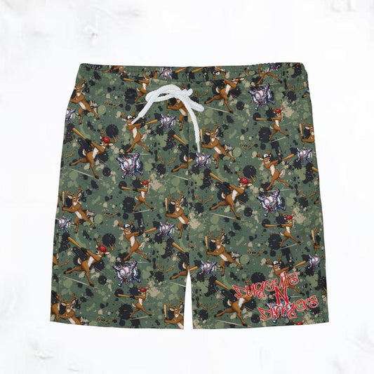 Dugouts N Dingers - Deer Camp - Youth Mesh Shorts