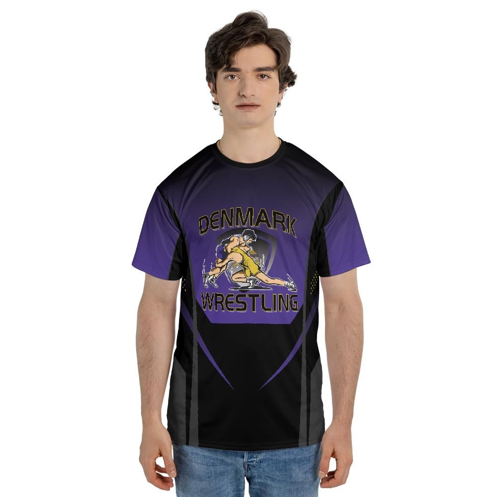 Denmark Wrestling Adult T-Shirt