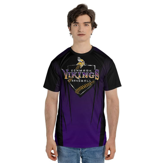 Denmark Baseball Adult T-Shirt