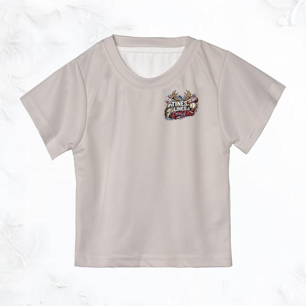 Dugouts N Dingers - Tine's, Lines & Dingers - Toddler TShirt