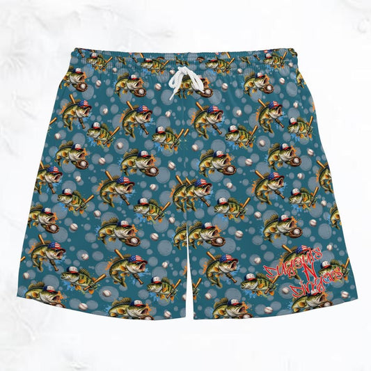 Dugouts N Dingers - The Big Catch - Adult Shorts