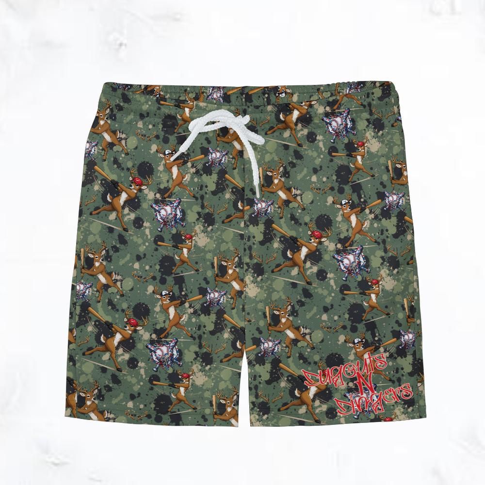 Dugouts N Dingers - Deer Camp - Youth Mesh Shorts