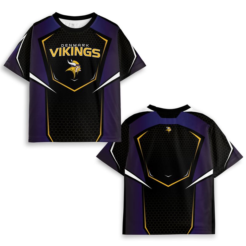Denmark Vikings - Honeycomb - Youth TShirt
